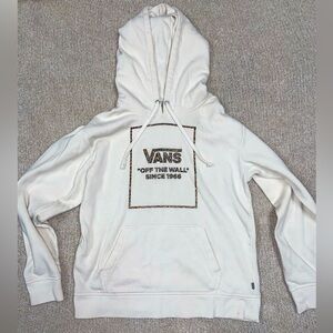 Vans Off The Wall Cheetah Logo Long Sleeve Hoodie